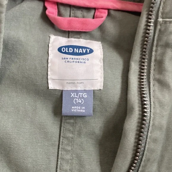 Old navy spring hoodie jacket - Picture 2 of 3